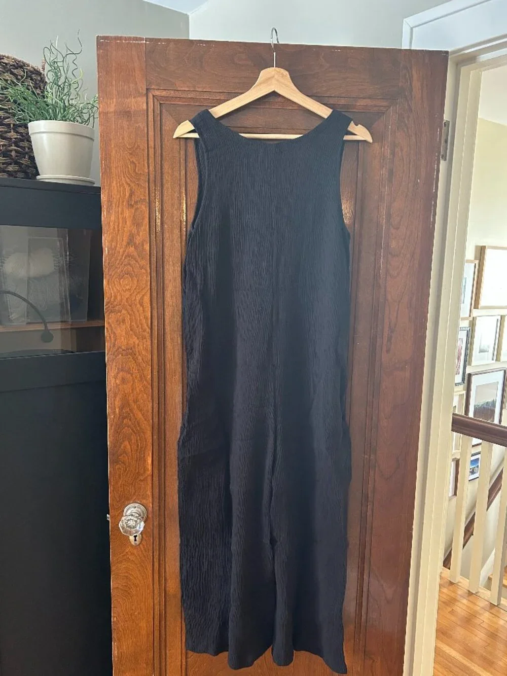 LACAUSA Elderflower Jumpsuit Sz M